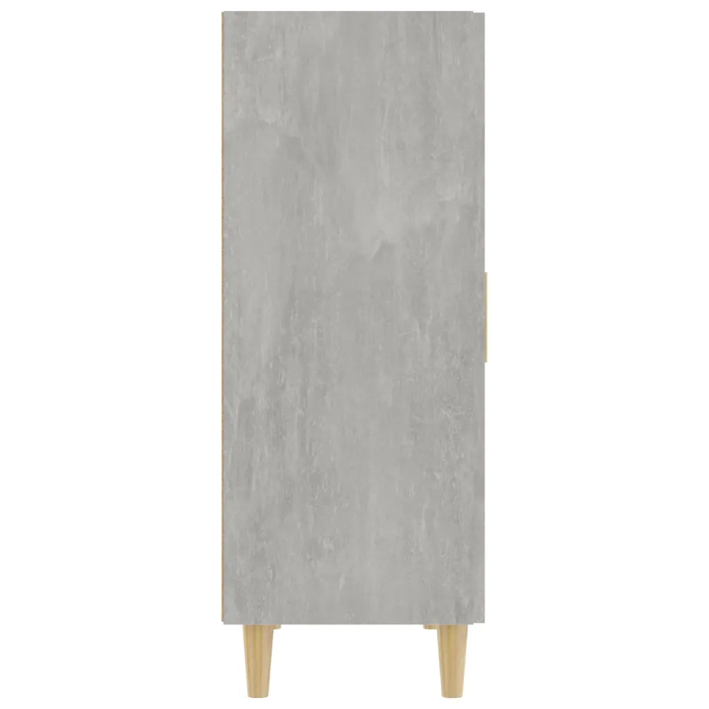 Credenza Grigio Cemento 70x34x90 cm in Legno Multistrato cod mxl 23846