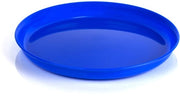 Piatto Ø 18 cm blu per Campeggio, Picnic, Esterno - 100% riciclabile