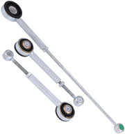 Schakelstang in Legering di Alluminio - Berlingo/Xantia/Xsara/306/Partner - 1 Pezzo - Numero di Parte OEM 245281/2454F5 - Argento/Nero - Adatto per 1993-2008 - Schakelstangen