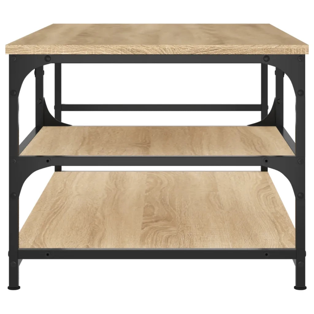Tavolino da Salotto Rovere Sonoma 90x49x40 cm Legno Multistrato 835310