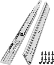 Guida di carrello 400 mm - Chiusura morbida - Montaggio sotto / a pavimento - Chiusura morbida - Alta qualità acciaio - Capacità di carico 45 kg - Guida di carrello