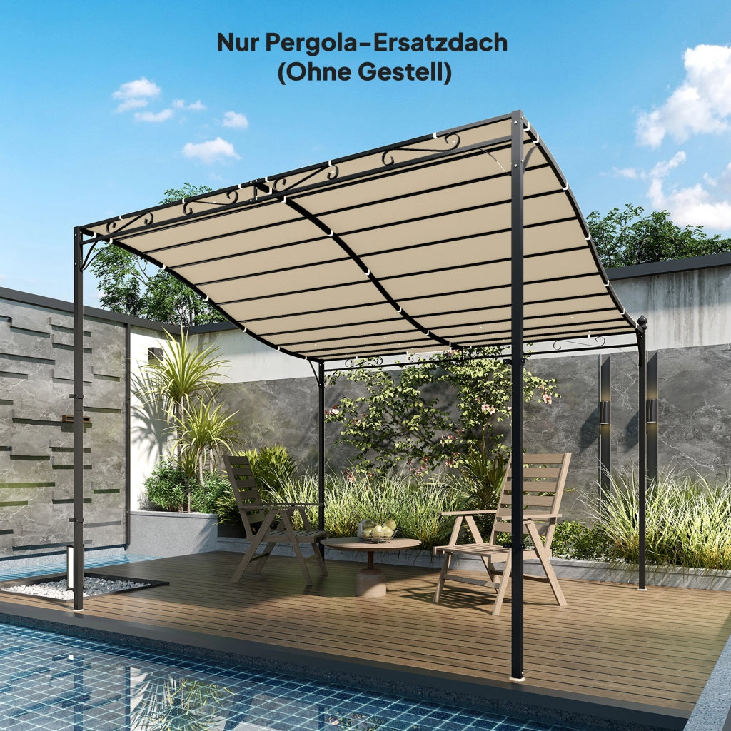 Tenda da sole per pergola ¨C zephmum ¨C crema 298x293 cm