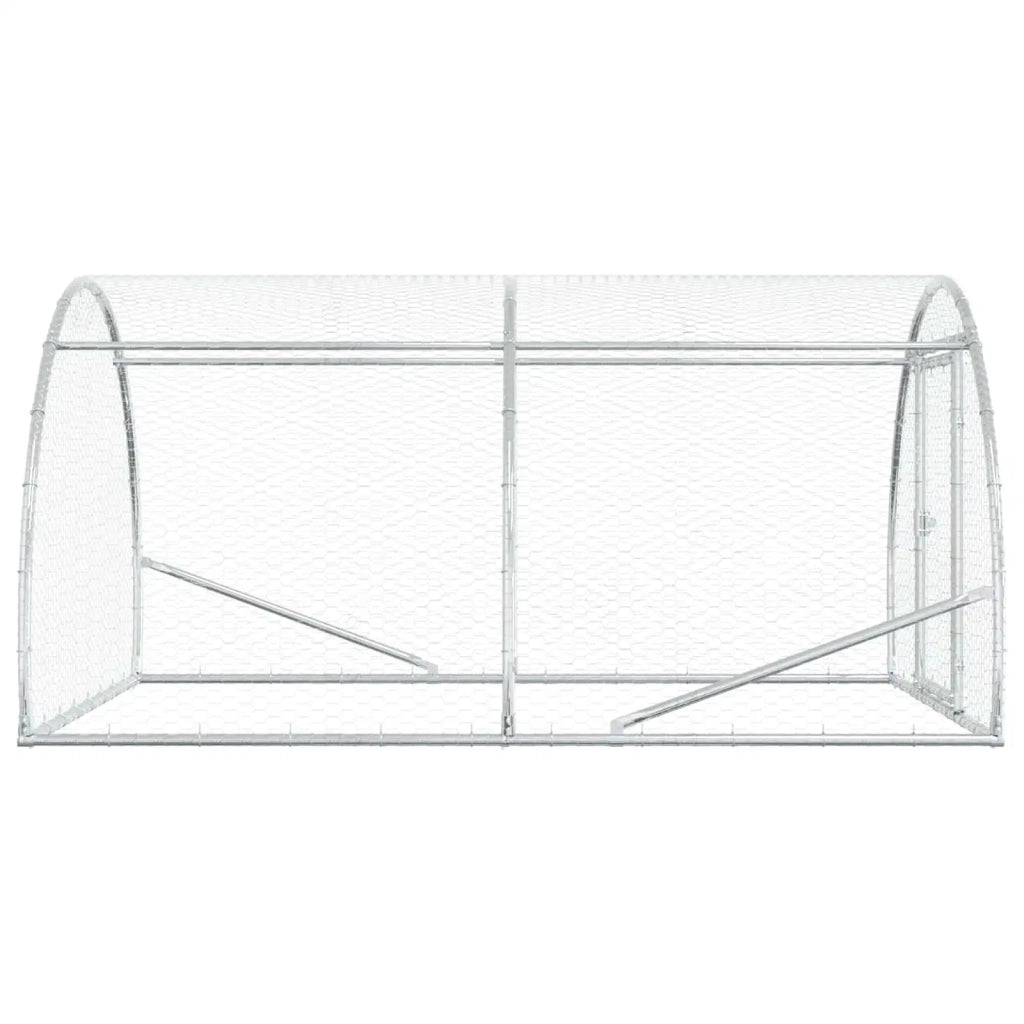 Pollaio Argento 200 x 150 x 100 cm Acciaio zincato 42042523