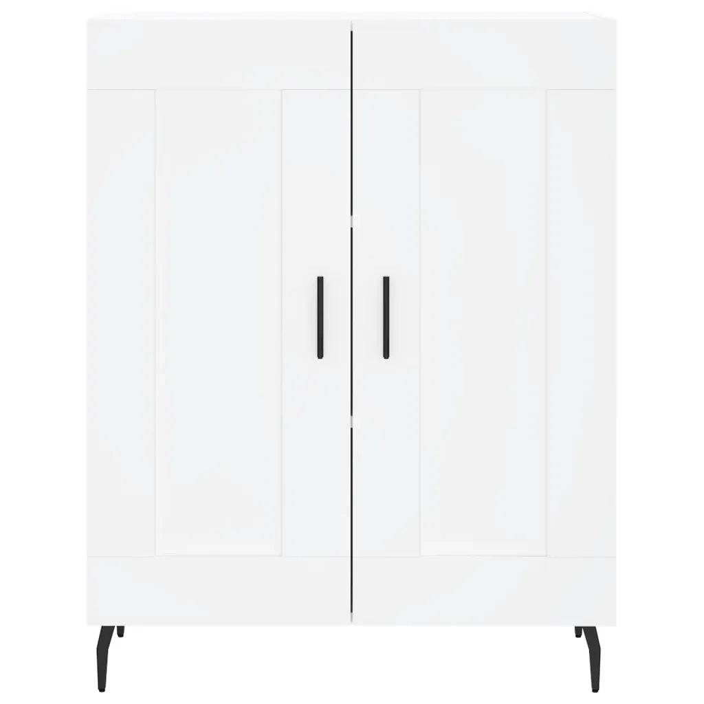 Credenza Bianca 69,5x34x90 cm in Legno Multistrato 830212