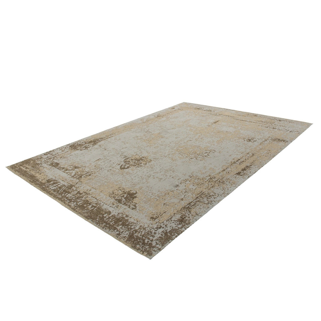 Tappeto vintage Nostalgia Sand in cotone e poliestere