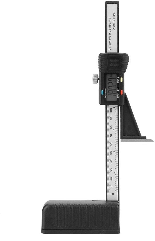 Misuratore di Altezza Digitale di Alta Precisione - Misuratore di Profondità - Piede Magnetico - Compacto - Leggero - Portata di Misura 0-150 mm