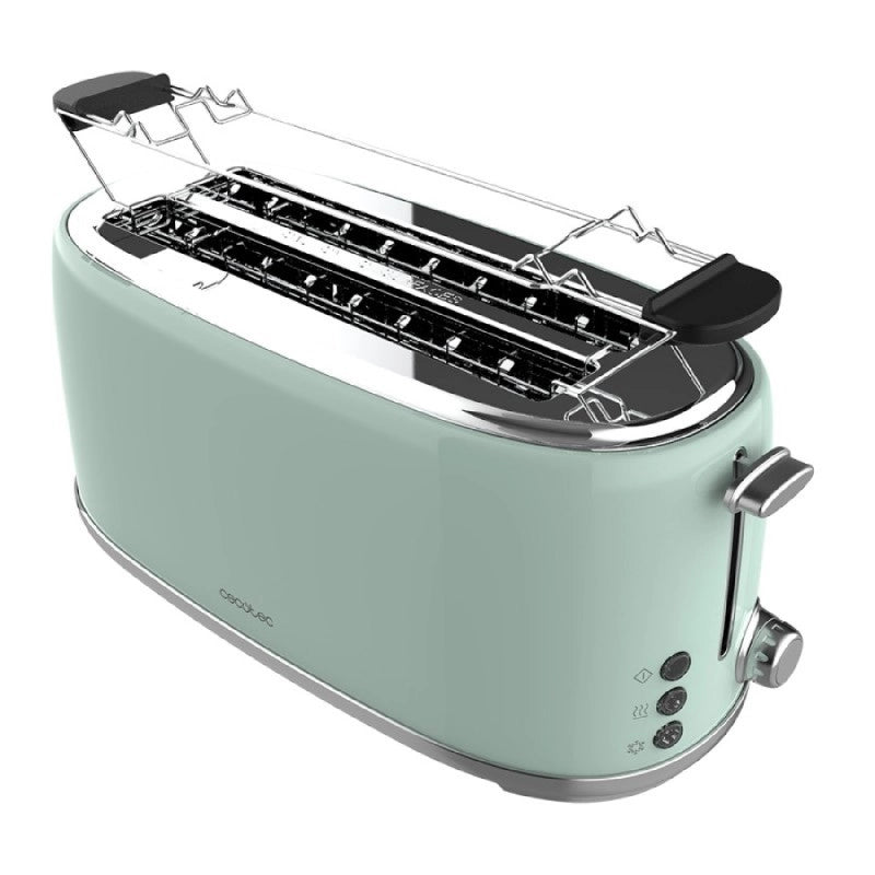 CECOTEC 03231 - Tostapane verticale Toast&Taste 1600 Retro Double Green