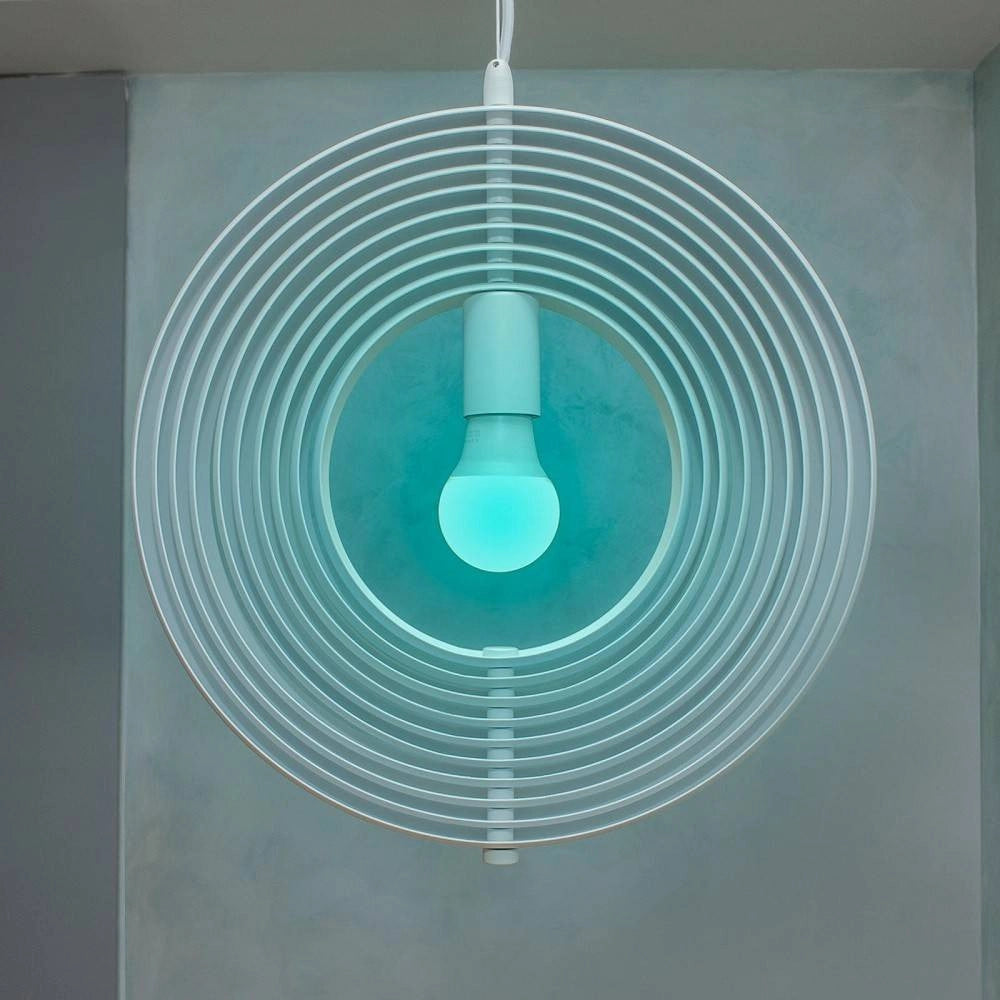 Trade Shop - Lampada A Sospensione 3d Geometrico Cerchio E27 Lampada Regolabile Pendente Lp-85b -