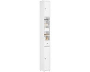 Cassettiere bagno Opacchiatura colonnare bagno Armadio bagno WC  L20xP20xH180cm - Bianco
