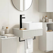 Lavabo da Parete Bianco 50 x 41 x 39 cm Legno ingegnerizzato