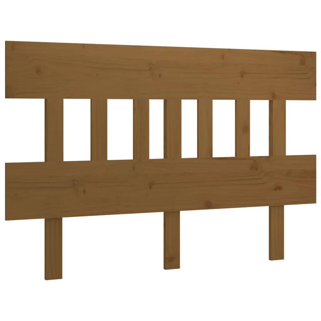 Testiera Letto ambra 203,5x3x81 cm in Legno Massello di Pino 819143