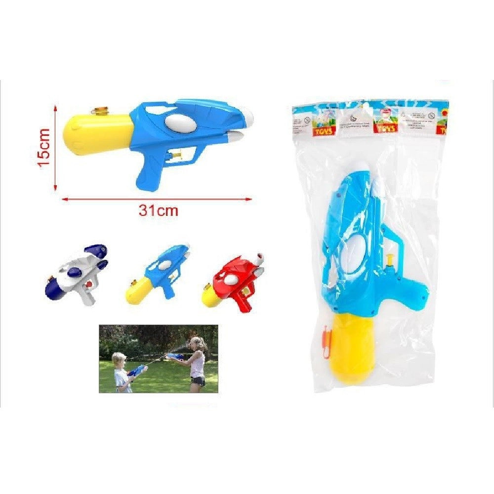 Trade Shop - Pistola Ad Acqua 31x15cm Con Serbatoio Giocattolo Per Bambini Mare Estate 2904366 -