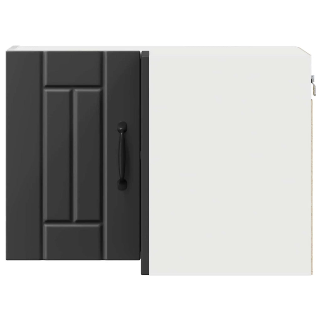 Mobile angolare per parete LUCCA Nero 57 x 57 x 40 cm