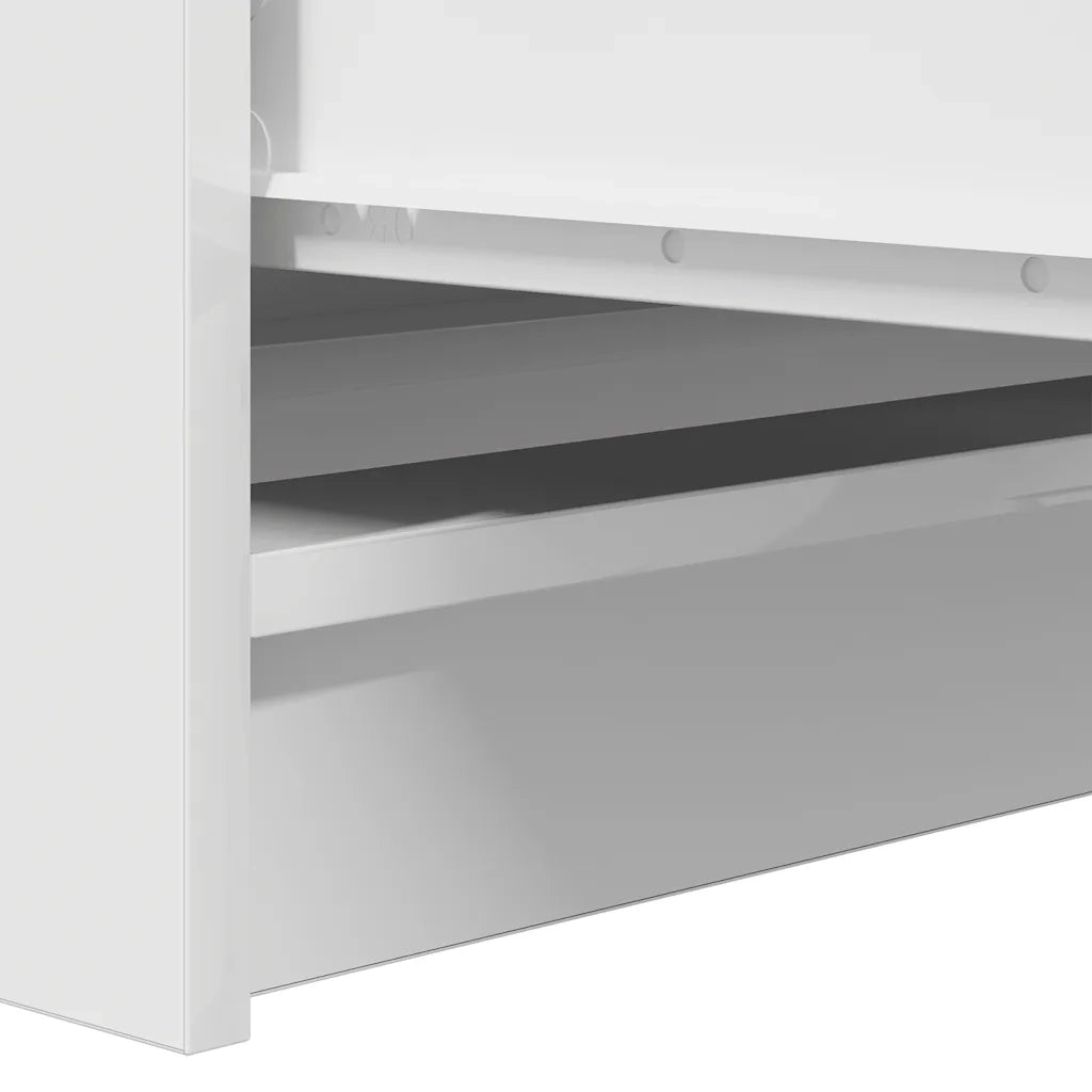 Credenza | Madia | Buffet da pranzo | Armadio da pranzo Bianca 37,5x35x76 cm in Legno Multistrato