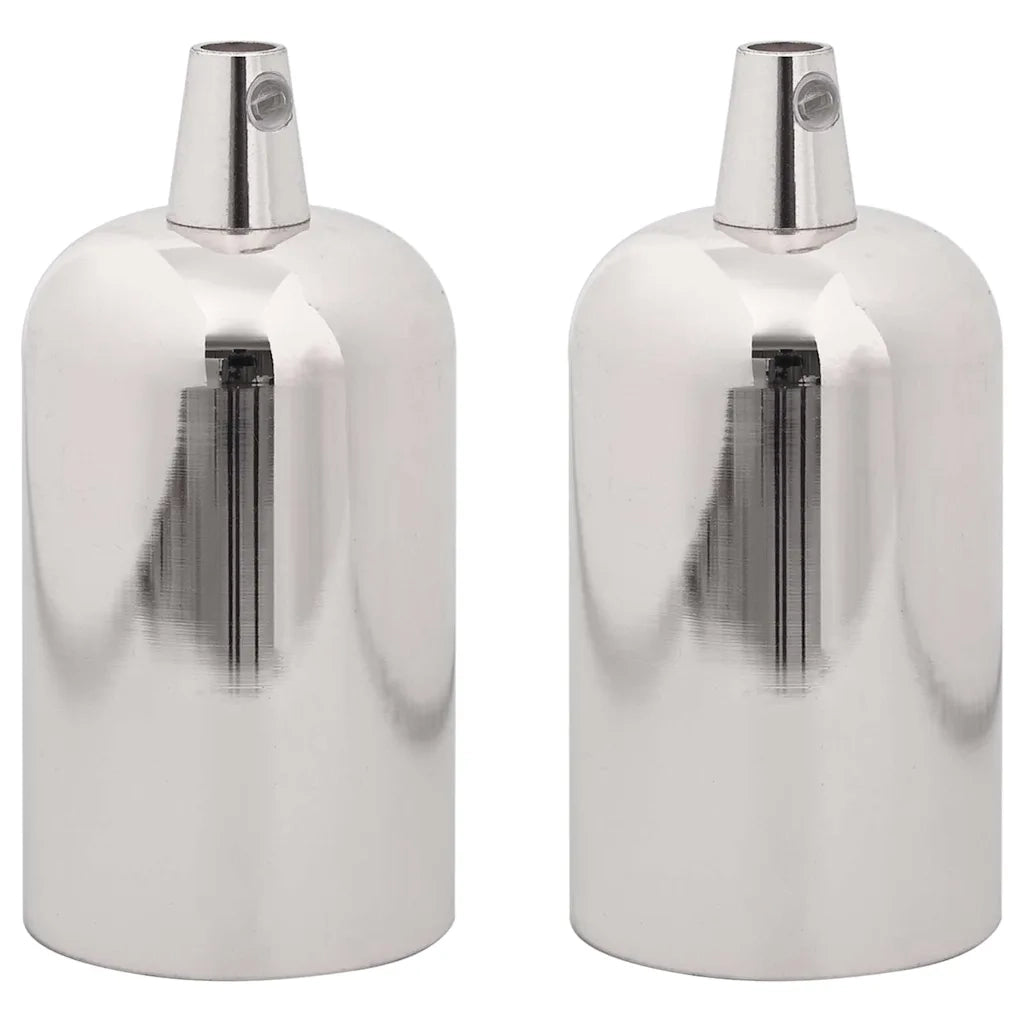 Portalampade 2 pz Nichel Satinato E27 CFW1563195