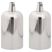 Portalampade 2 pz Nichel Satinato E27 CFW1563195