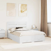 Struttura del letto Bianco 160 x 200 cm Legno multistrato 3411951