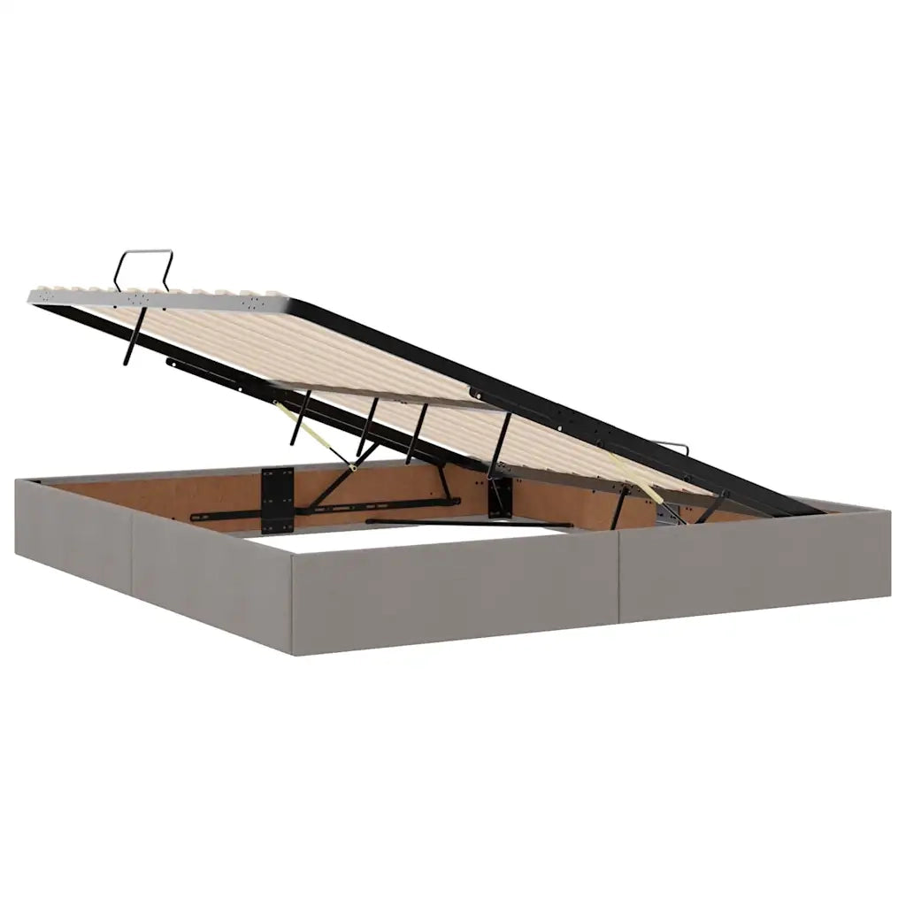 Letto con contenitore e LED Talpa 160 x 200 cm Poliestere