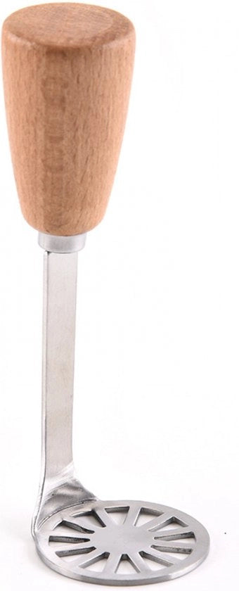 Stampatore di patate in legno - Strumento per patate - Strumento per purea di patate - Strumento per cucina - Stampatore per patate e purea - Strumento per spaetzle e frutta