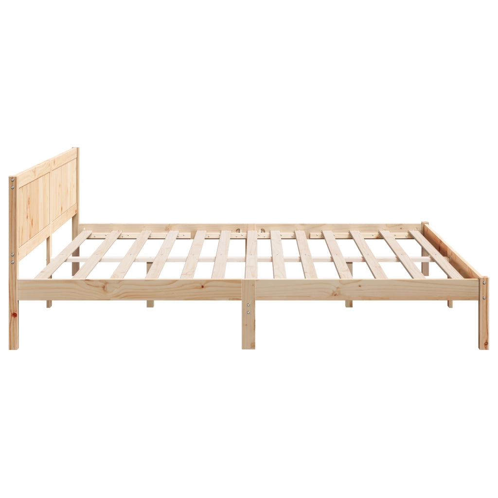 Struttura Letto in Pino Legno naturale Legno massello di pino