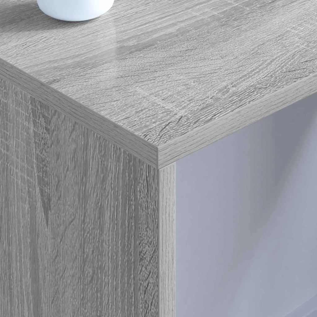 Scrivania a parete Grigio Sonoma Legno ingegnerizzato 891397
