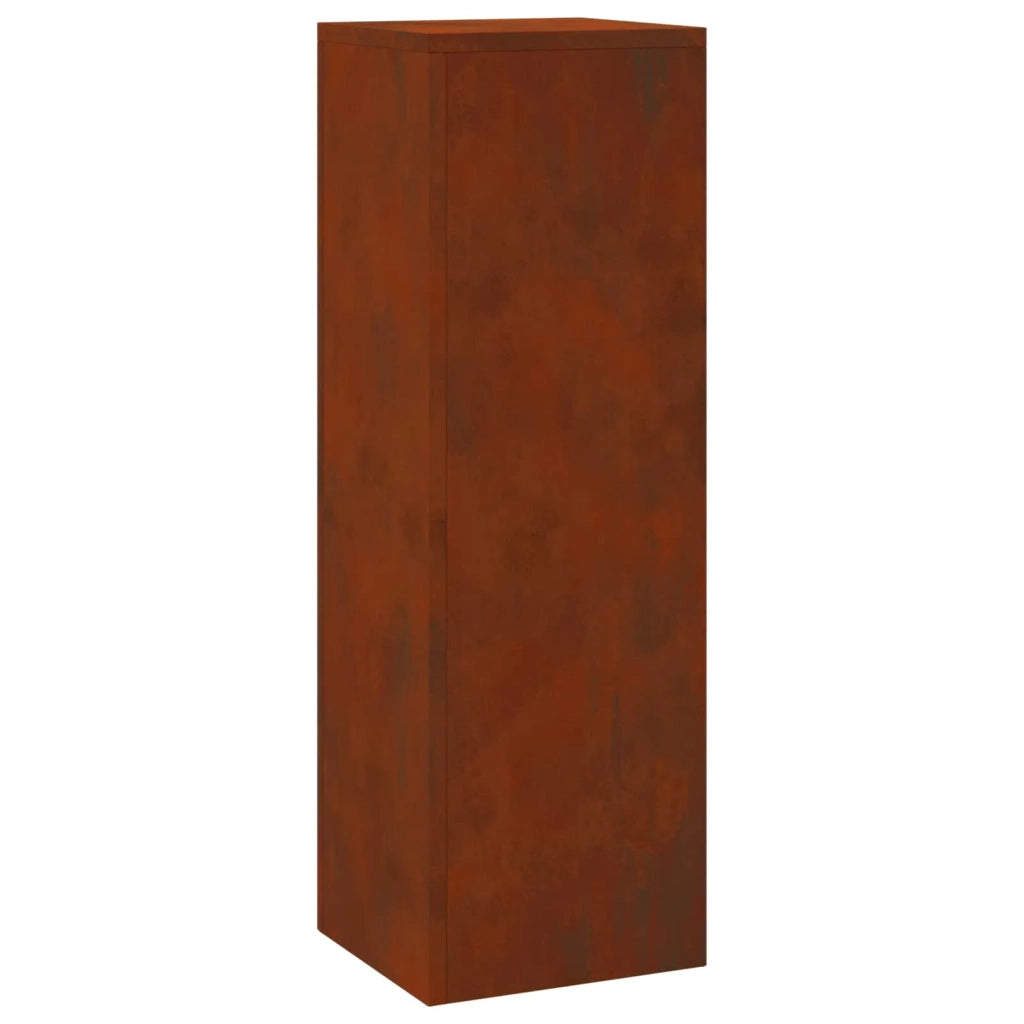 Supporto per piante 2 pcs Ruggine 24 x 24 x 75 cm 865826