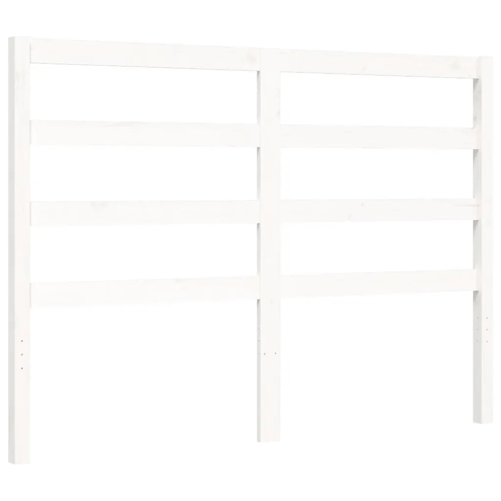 Giroletto senza Materasso-Struttura Letto Bianco 120x200 cm Legno Massello Pino 840394