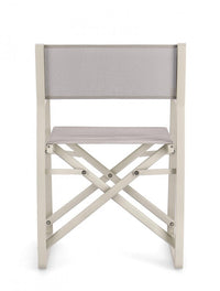 Set 2 Sedie Regista da Giardino 55x50,5x84,5h cm Konnor Rastin