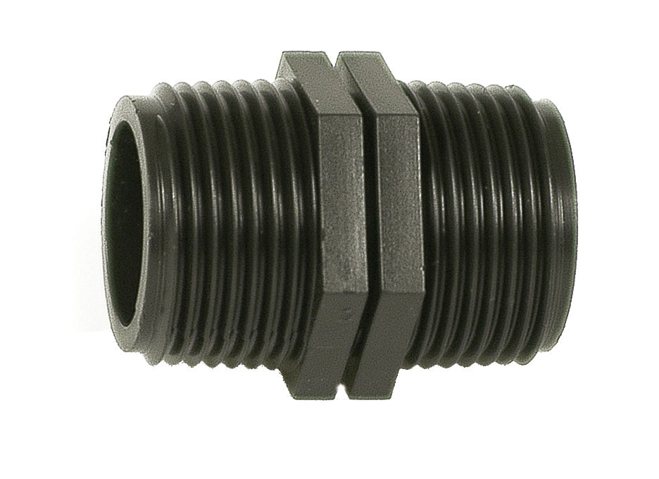 RACCORDO NYLON NIPPLO 3/4 X 3/4*- IRRITEC- 50,0 pz