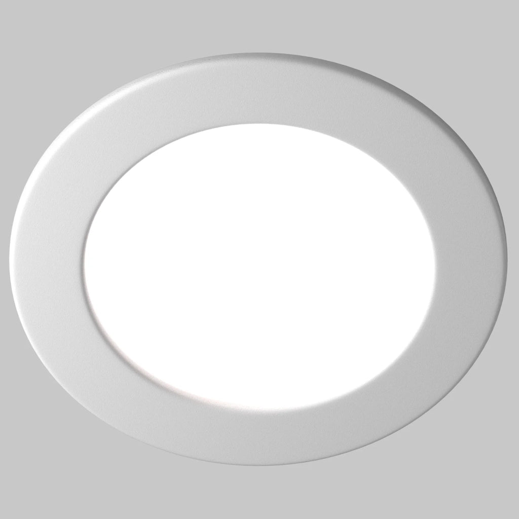 Maytoni Lampada da incasso Stockton 1 luce LED integrato bianco materie plastiche