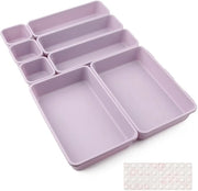 Sistema di distribuzione per carico 8 pezzi organizzatore di spezie distributore di carico organizzatore della doccia set di decine con rivestimento antiscivolo in silicone (grigio chiaro)