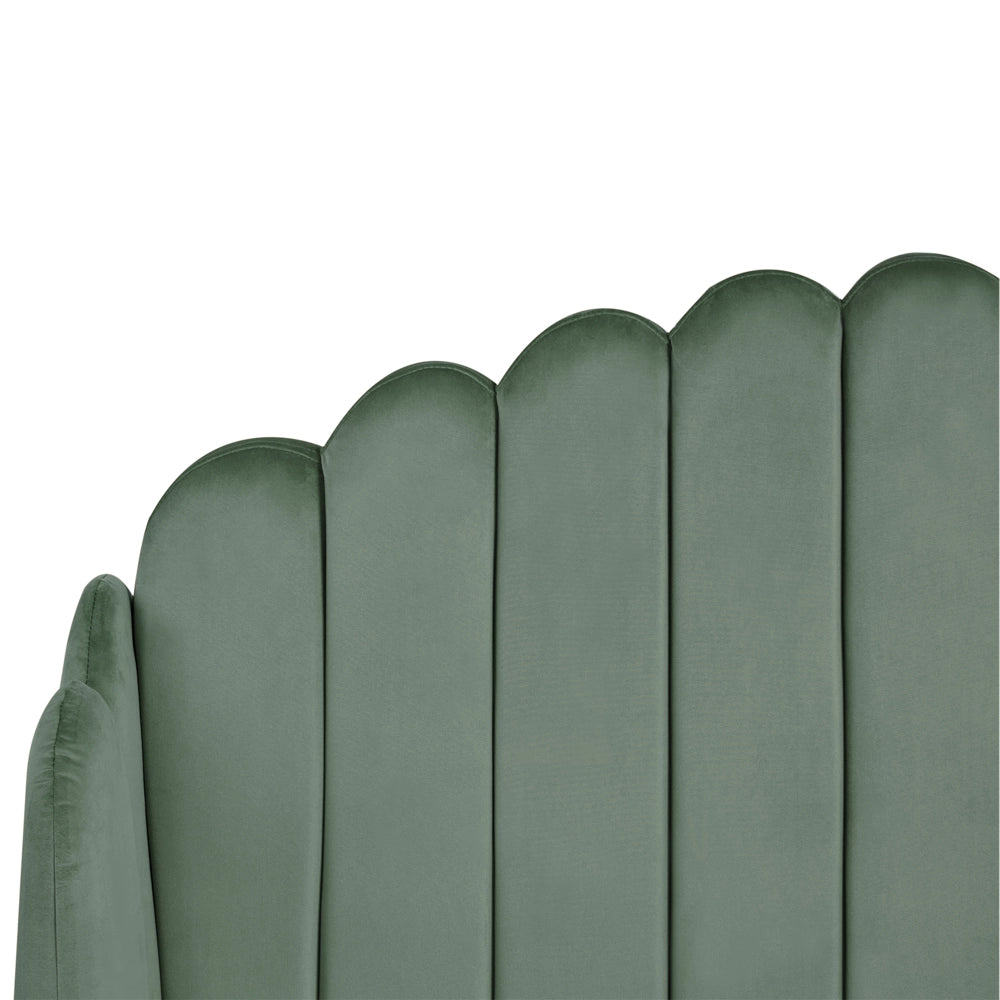 Letto matrimoniale con rete in velluto tortora 120 x 200 cm   gambe in metallo testata retro capitonné