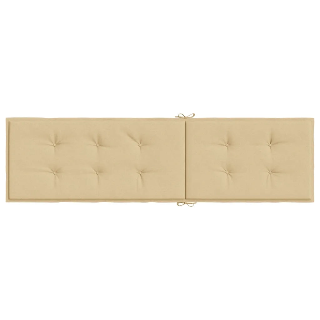 Cuscino per Sdraio Beige Mélange (75+105) x 50 x 4 cm in Tessuto 4002490
