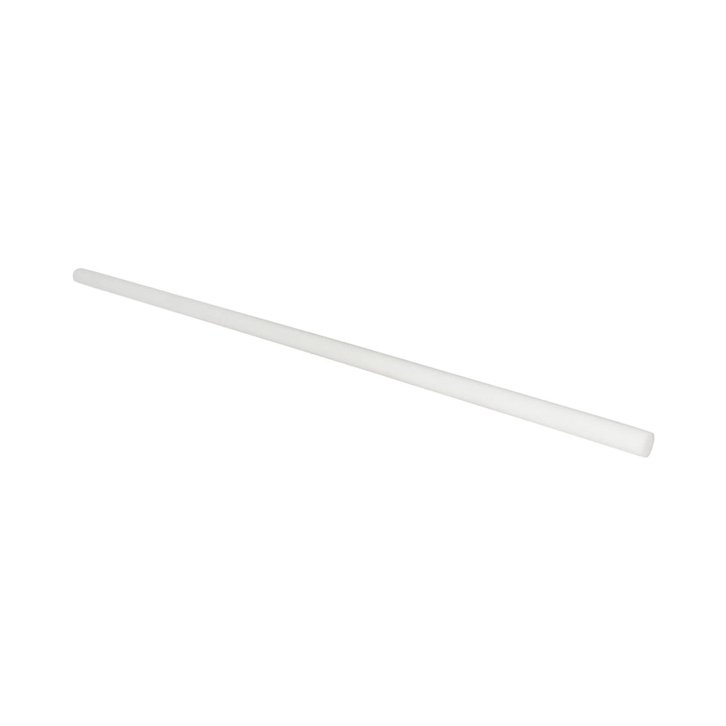 Barra di poliammide, poliossimetilene-poliacetale POM bianca 1000x25mm 0.75 Kg