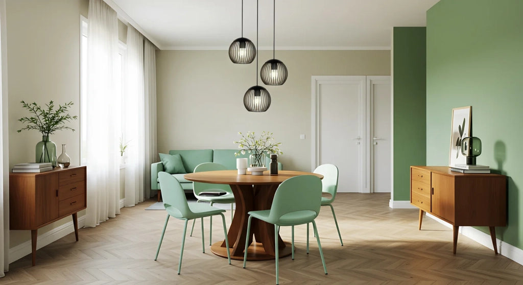 Lampadario Contemporaneo Almanzora Acciaio Nero 3 Luci E27 Ip20