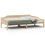 Letto singolo | Letto per adulti | Giroletto senza Materasso 80x200 cm in Legno Massello Pino