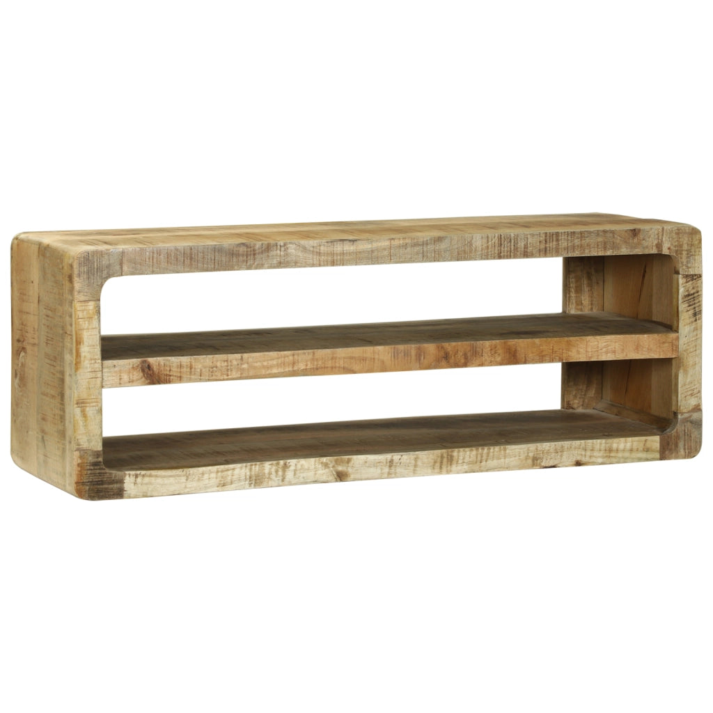Mobile TV 100x32x36 cm Legno Massello Mango