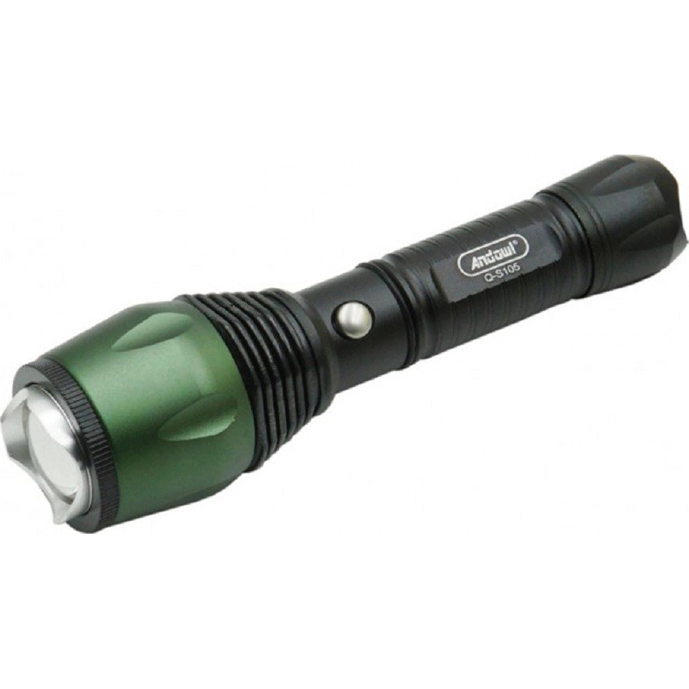 Trade Shop - Torcia Led Ultra Luminosa Ricaricabile Usb Impermeabile Ipx6 Escursioni Q-5105 -
