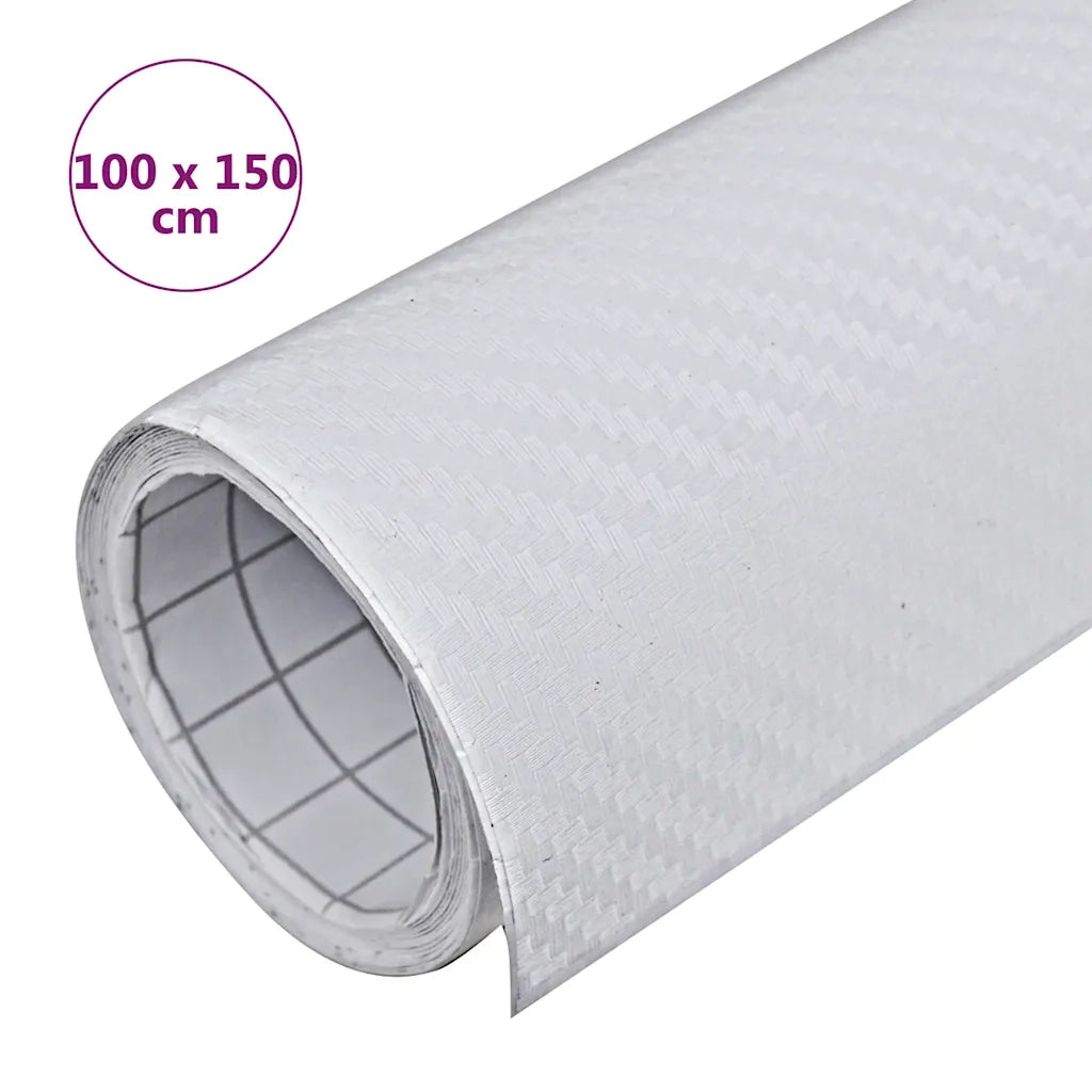 Pellicola per Auto 3D Bianca 100x150 cm CFW2024216