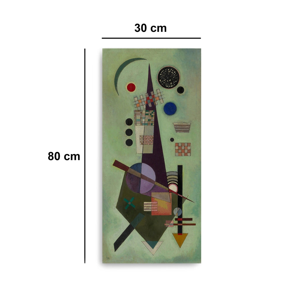 Neda, Quadro Materiale Struttura in Tessuto, 30x80h cm Multicolore