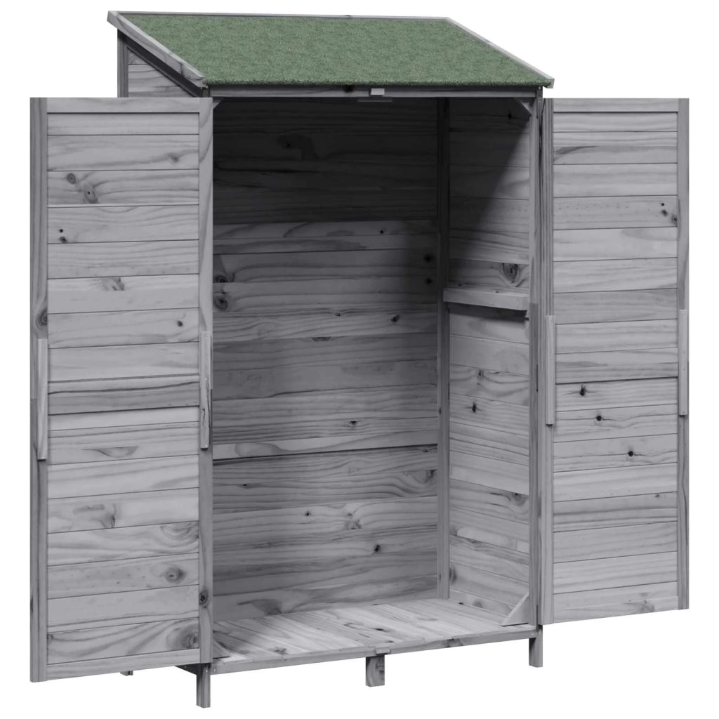 Capanno da Giardino Grigio 106,5 x 56 x 176 cm CFW6695368