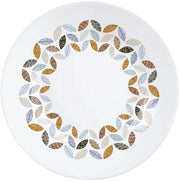 Piatti per zuppa Florescence - 20 cm - 6 pezzi - Realizzati in vetro opalescente - Resistente a magnetron e lavastoviglie - Duraturo e longevo, Bianco