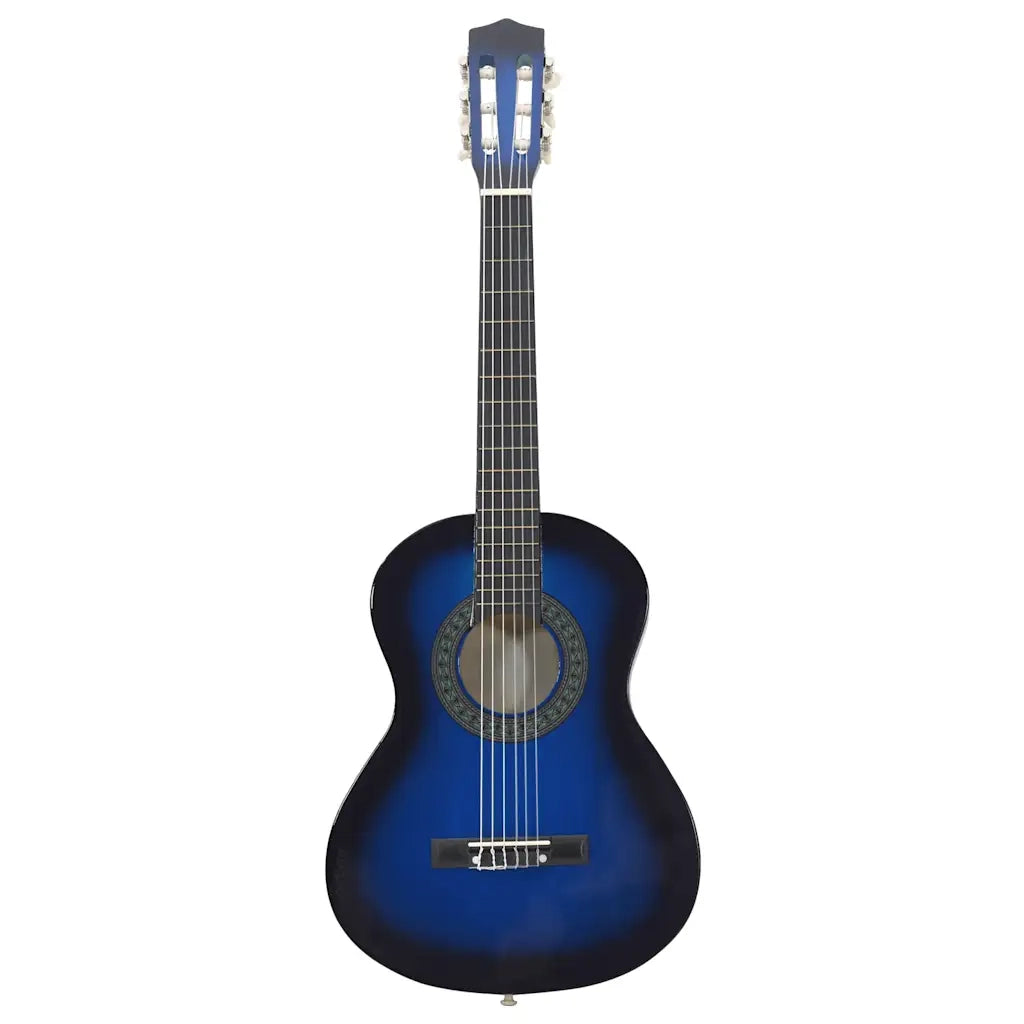 Set Chitarra Classica per Principianti Blu 8 pz 1/2 34"