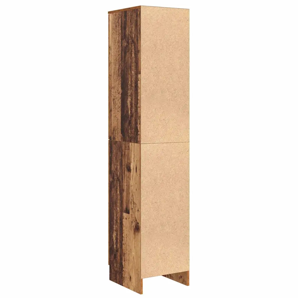 Credenza-Buffet-Armadio da cucina Legno vecchio 35 x 39 x 168 cm