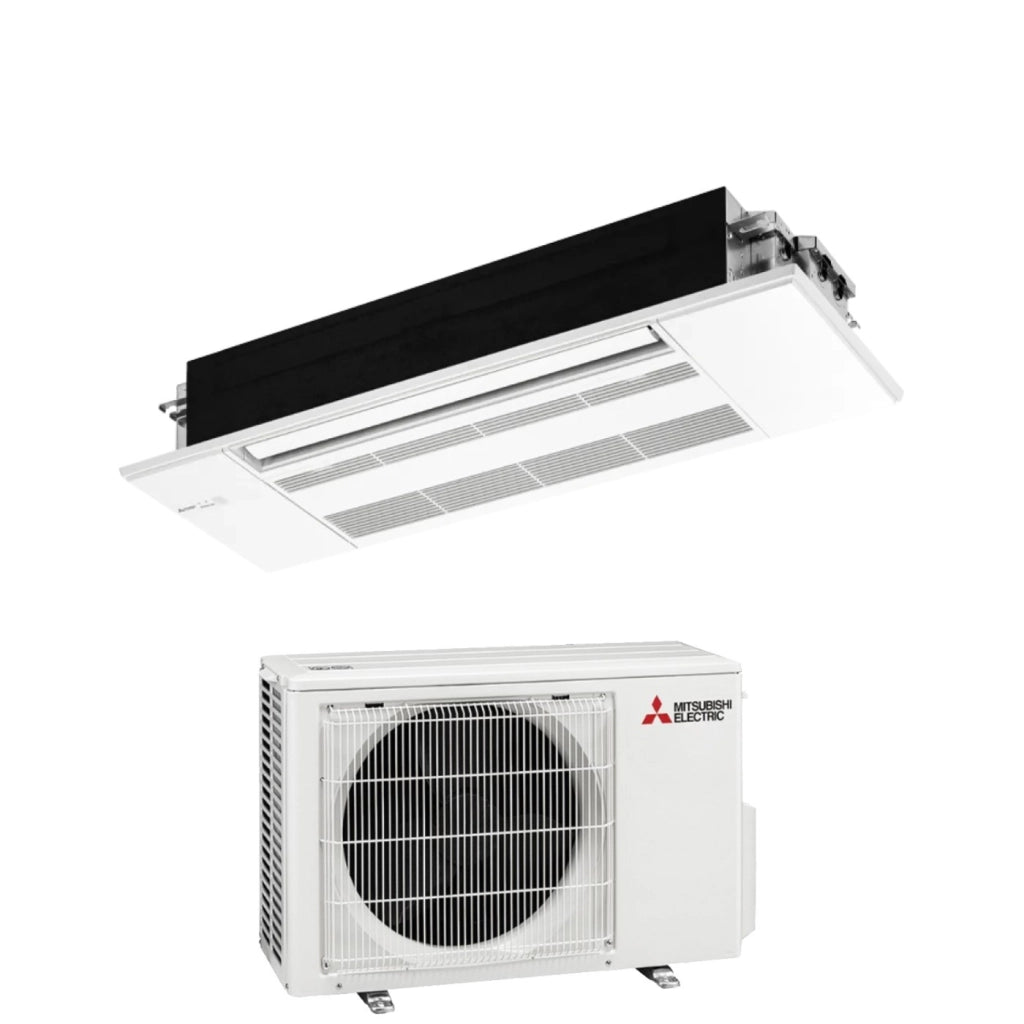 Climatizzatore Condizionatore Mitsubishi Electric Inverter Cassetta 1 via 12000 Btu MLZ-KP35VG R-32 Wi-Fi Optional con Griglia e Telecomando di serie Incluso