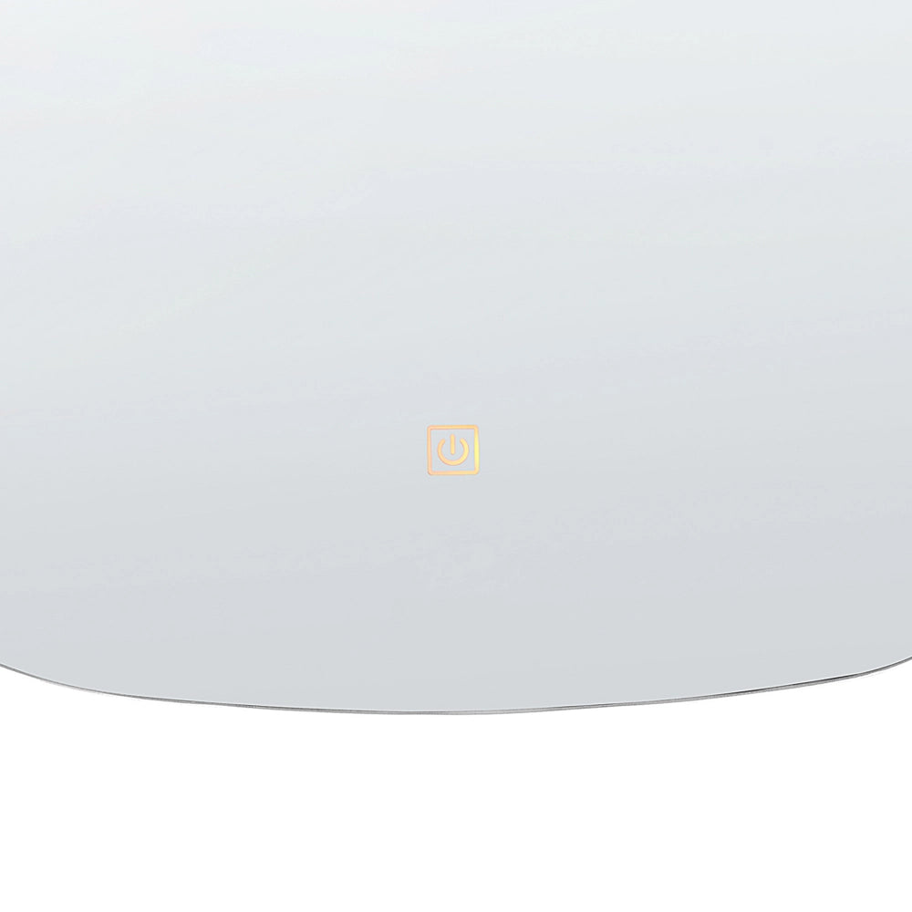 Specchio led da parete ovale ø 78 cm moderno contemporaneo mobile bagno trucco camera da letto