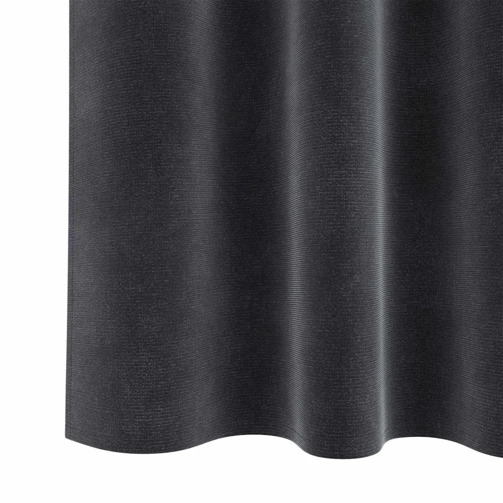 Tende oscuranti 2 pcs Grigio scuro 140 x 245 cm Velluto 4107231