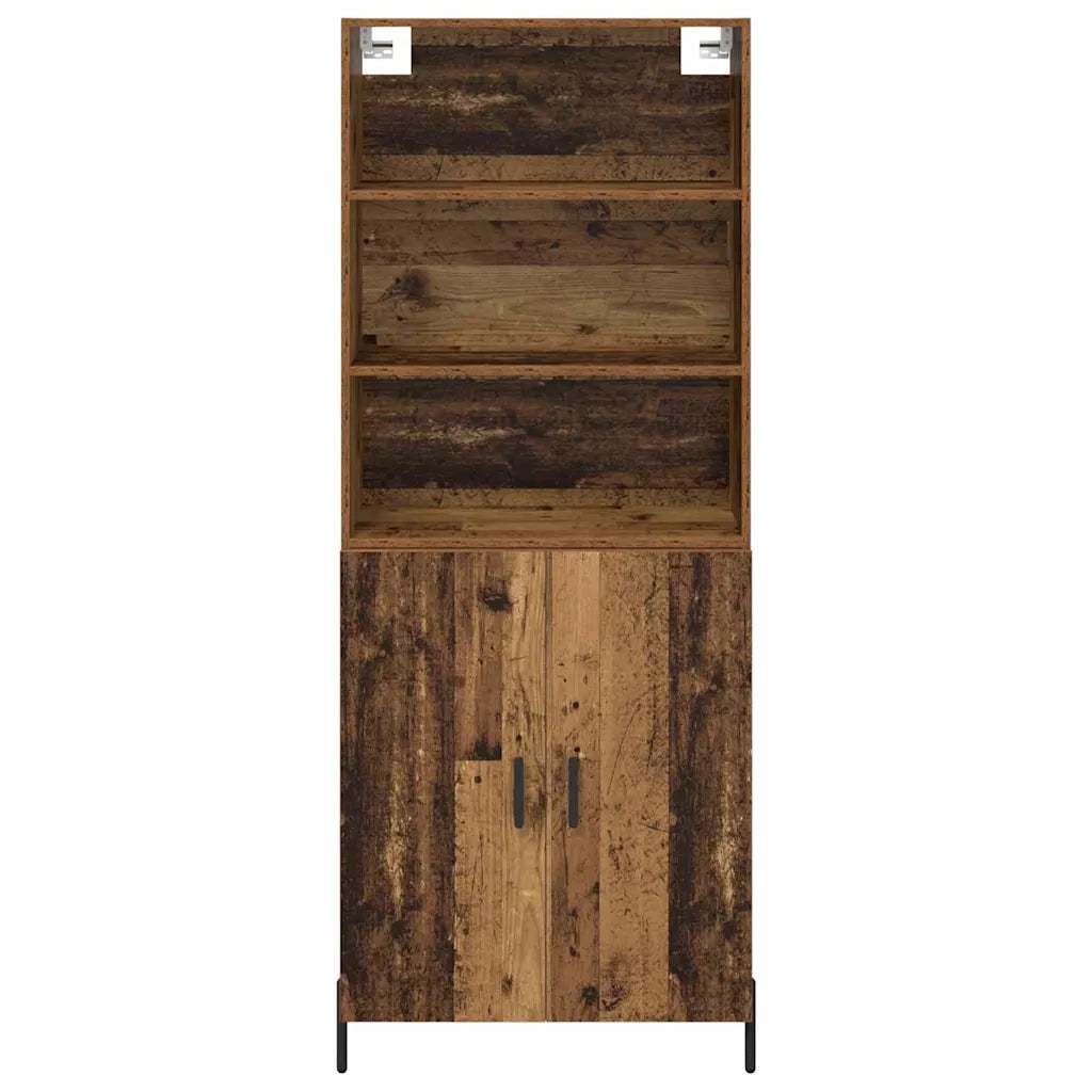 Credenza-Buffet-Armadio da cucina Legno vecchio 69,5 x 32,5 x 180 cm Legno multistrato 120068