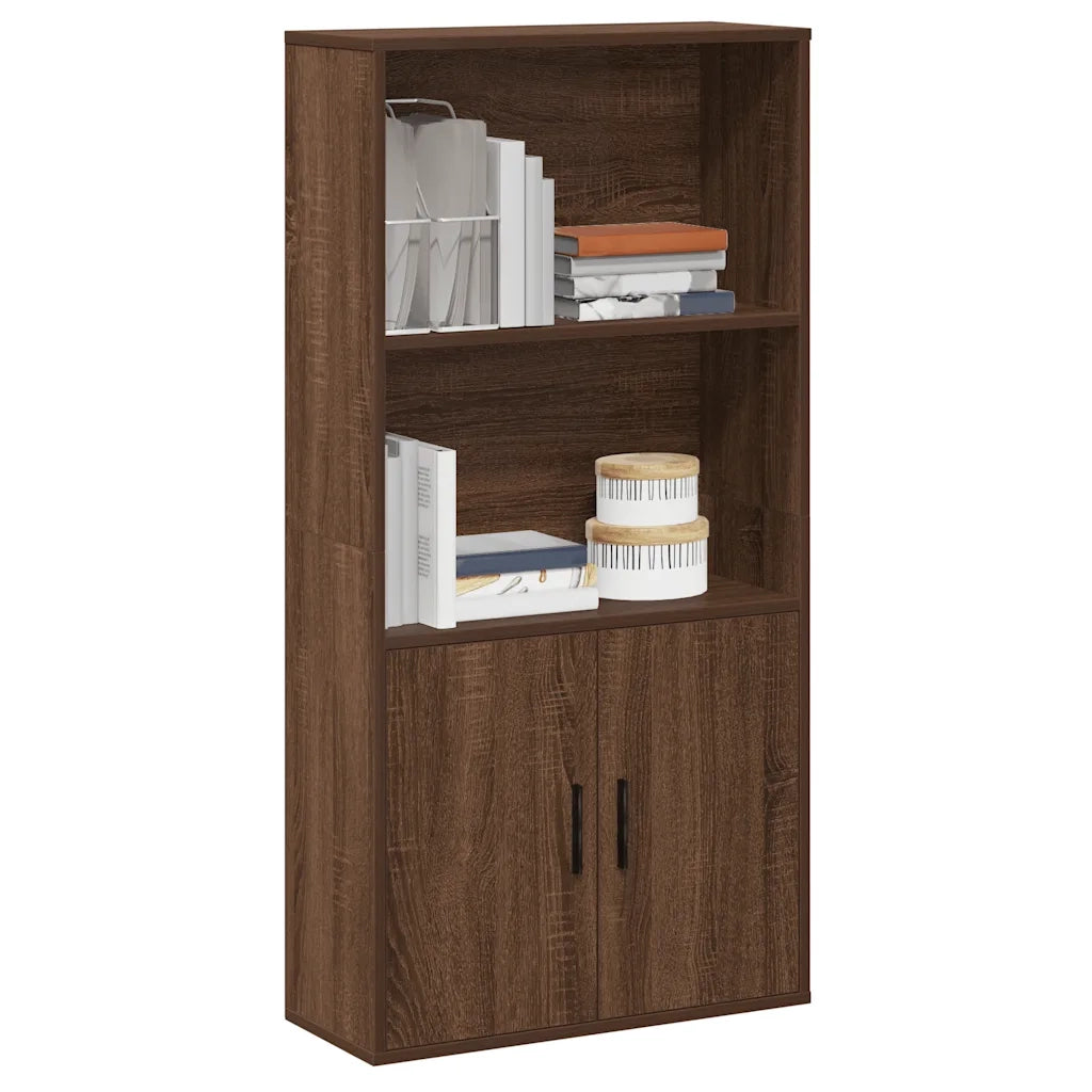 Libreria Rovere Marrone 60x24x120 cm in Legno Multistrato