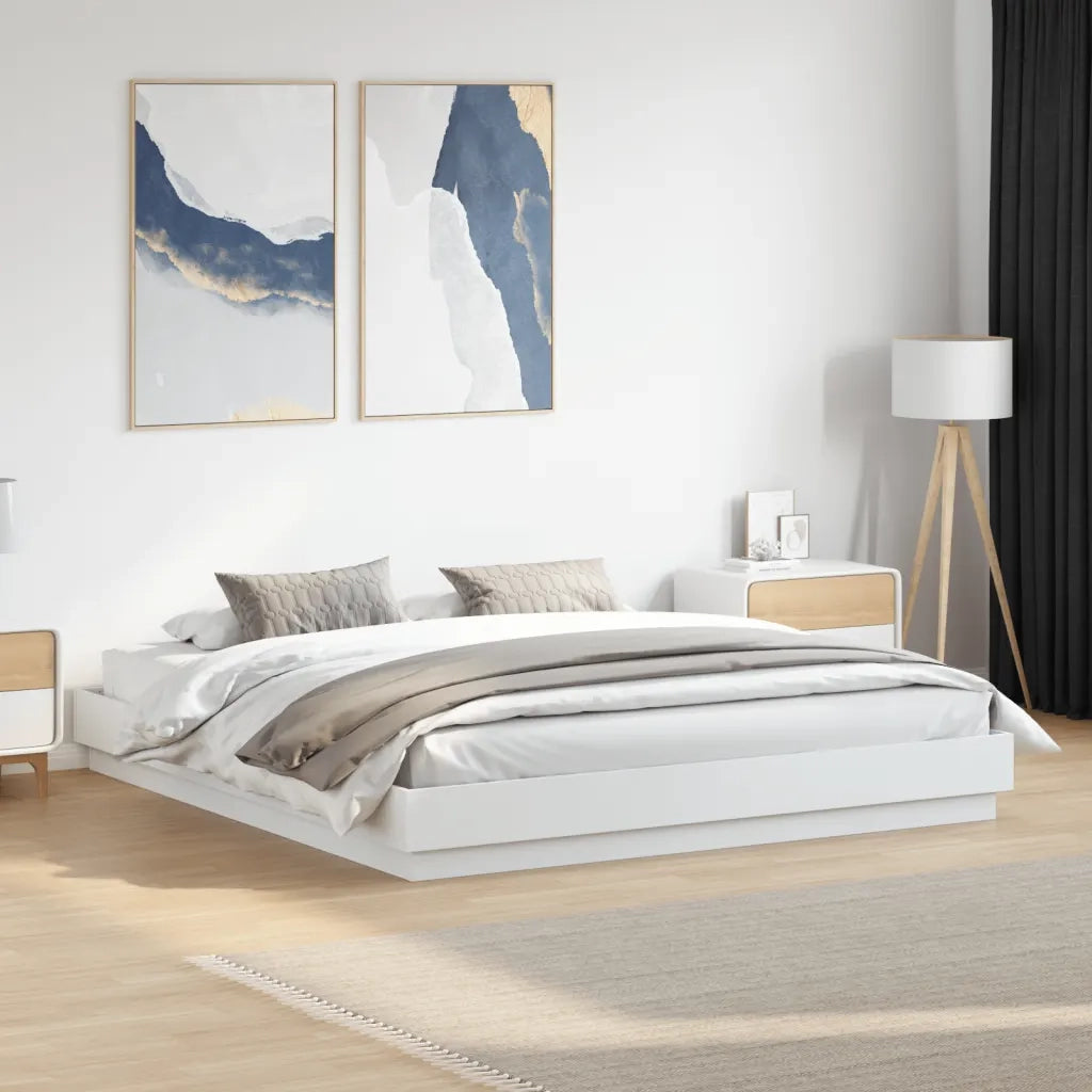 Giroletto Bianco 180x200 cm in Legno Multistrato 3209835